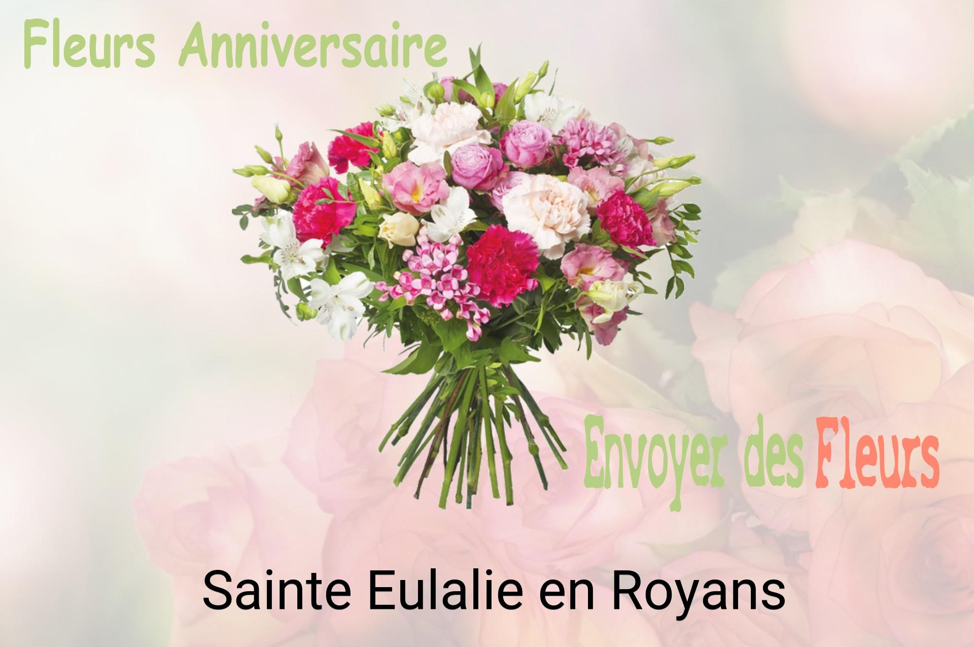 Bouquet de fleurs d’anniversaire livré à Sainte-Eulalie-en-Royans
