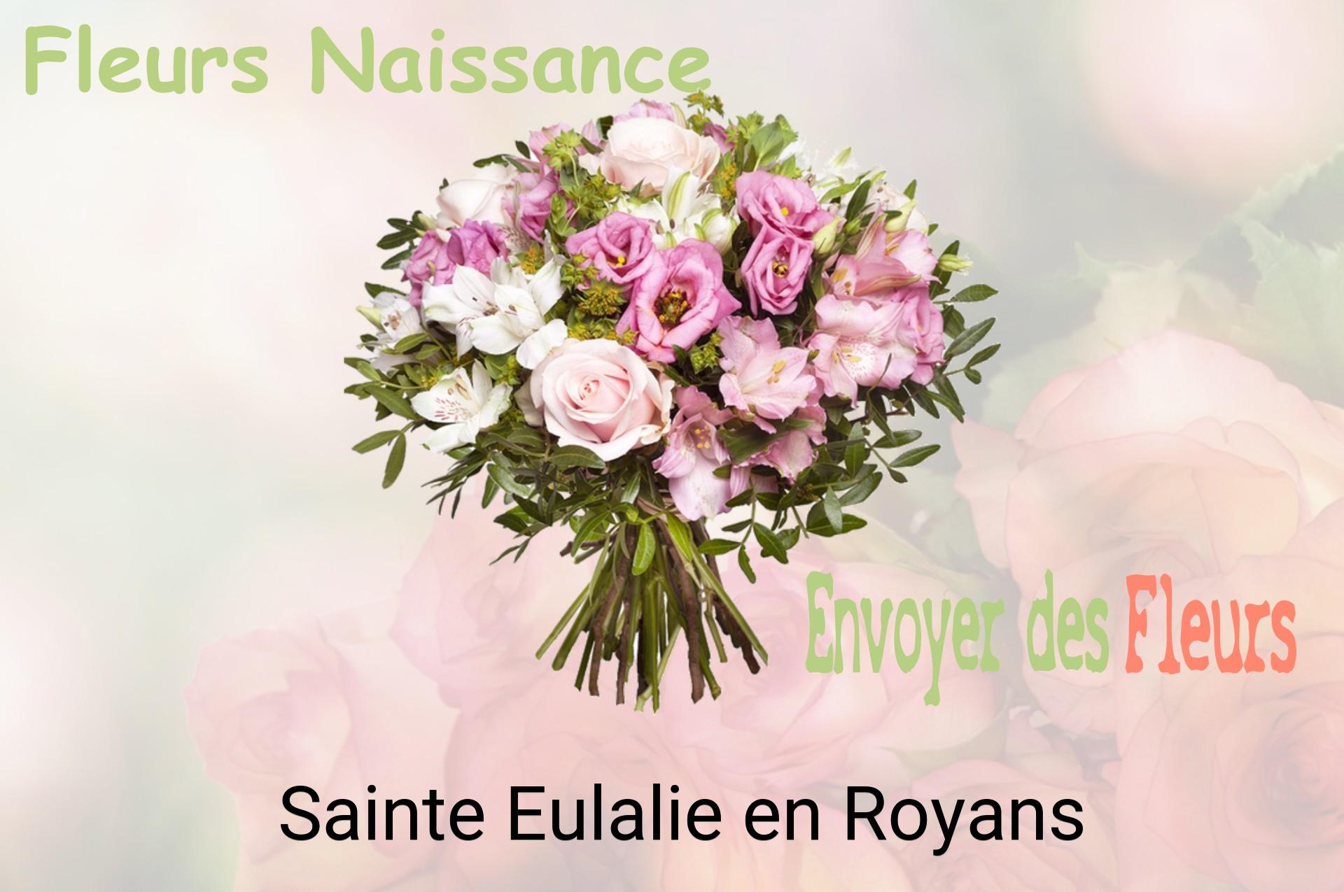 Bouquet de fleurs de naissance livré à Sainte-Eulalie-en-Royans